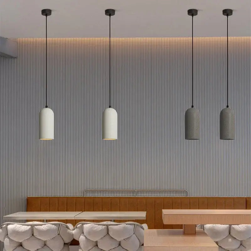 White Gray LED Chandelier