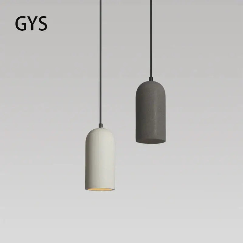 White Gray LED Chandelier