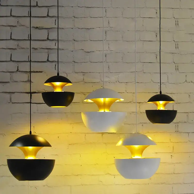 Matte Black Dome Pendant