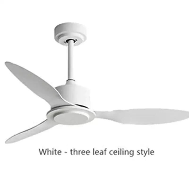 White Wood 56-Inch Industrial Ceiling Fan