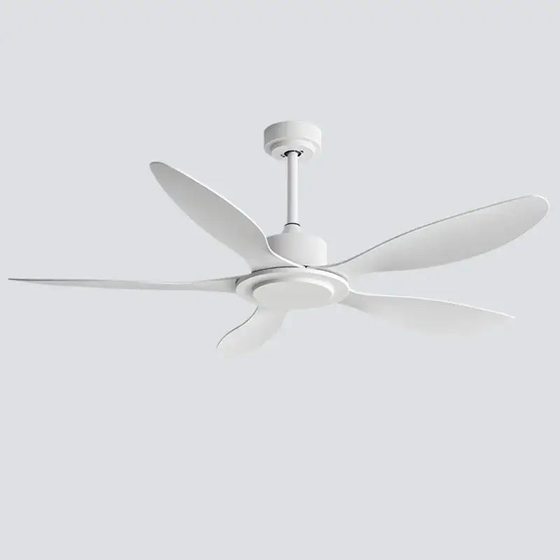 White Wood 56-Inch Industrial Ceiling Fan