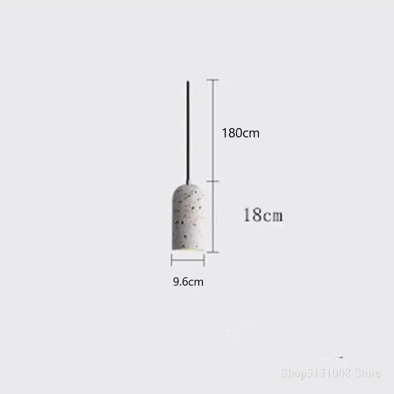 Terrazzo Cement Pendant Light