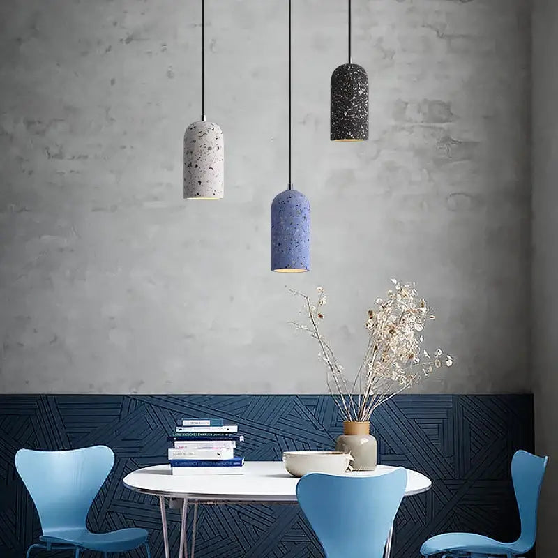 Terrazzo Cement Pendant Light