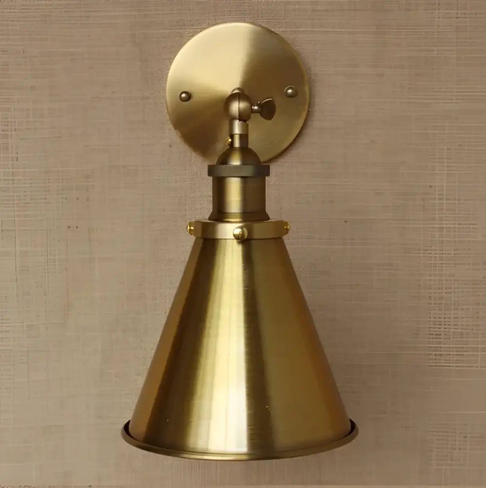 Vintage Brass Adjustable Wall Sconce for Bedrooms