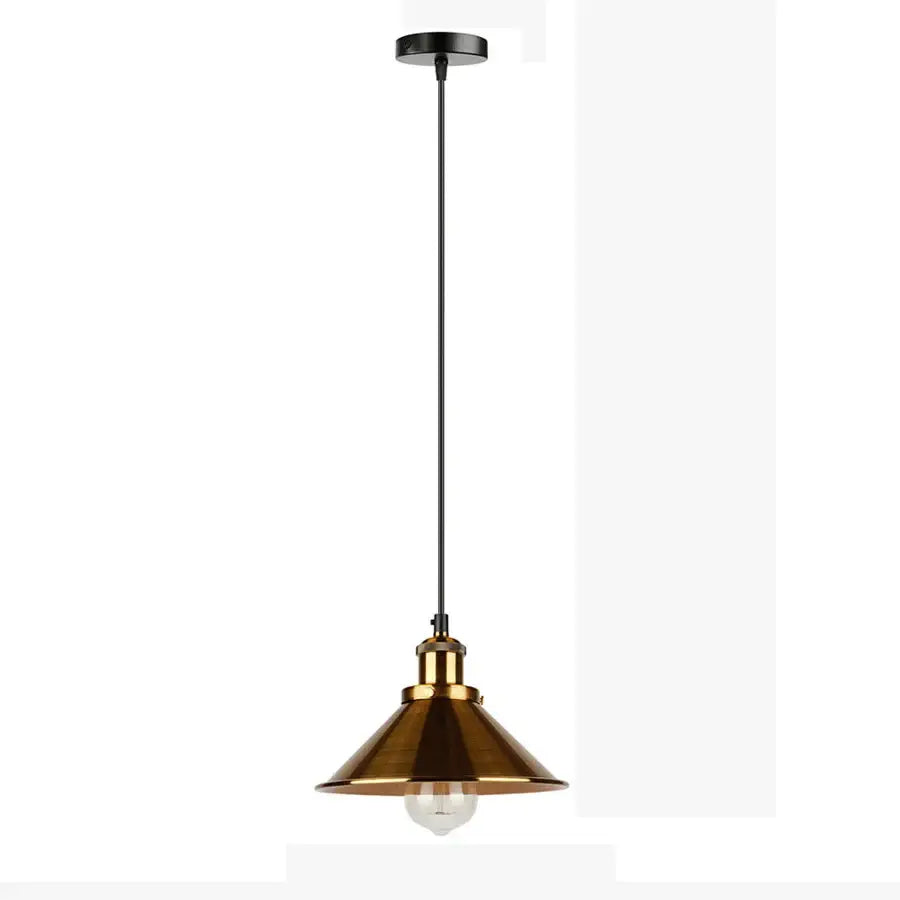 Brass 4-Light Pendant Chandelier