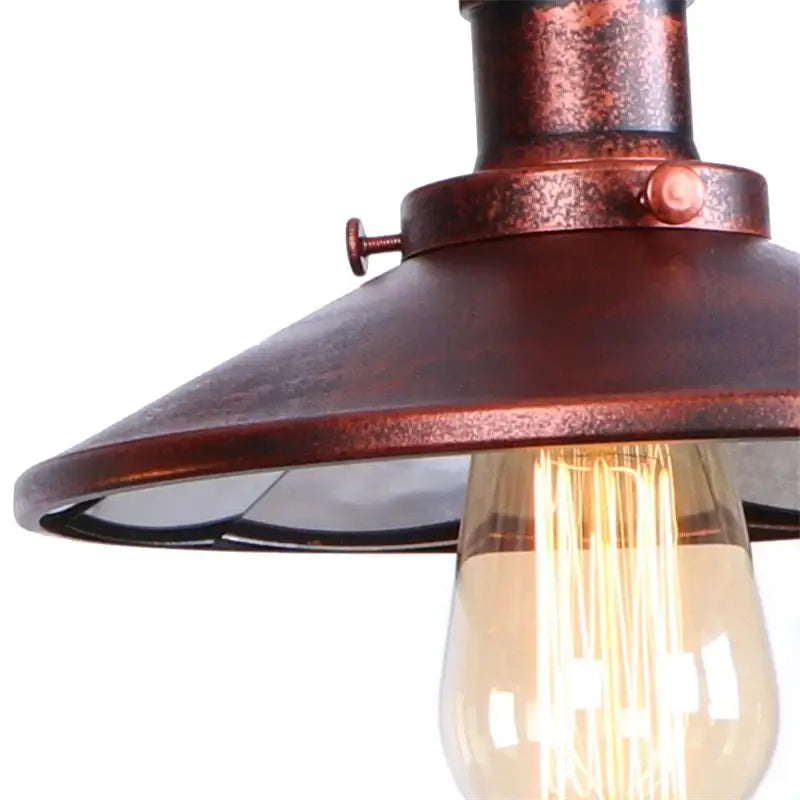 Copper Double Wall Light