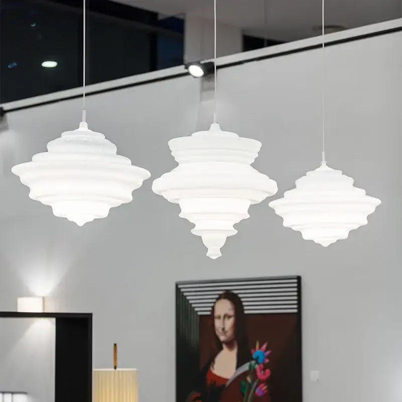 Glass Pendant Lamp Amber