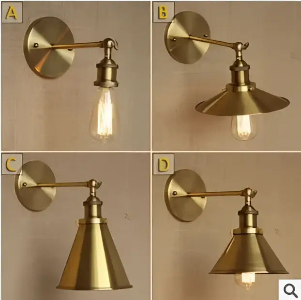 Brass Adjustable Wall Sconce Custom Angle