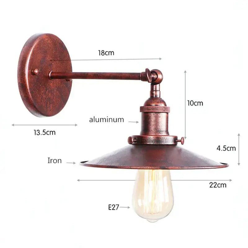 Rose Gold Wall Sconce