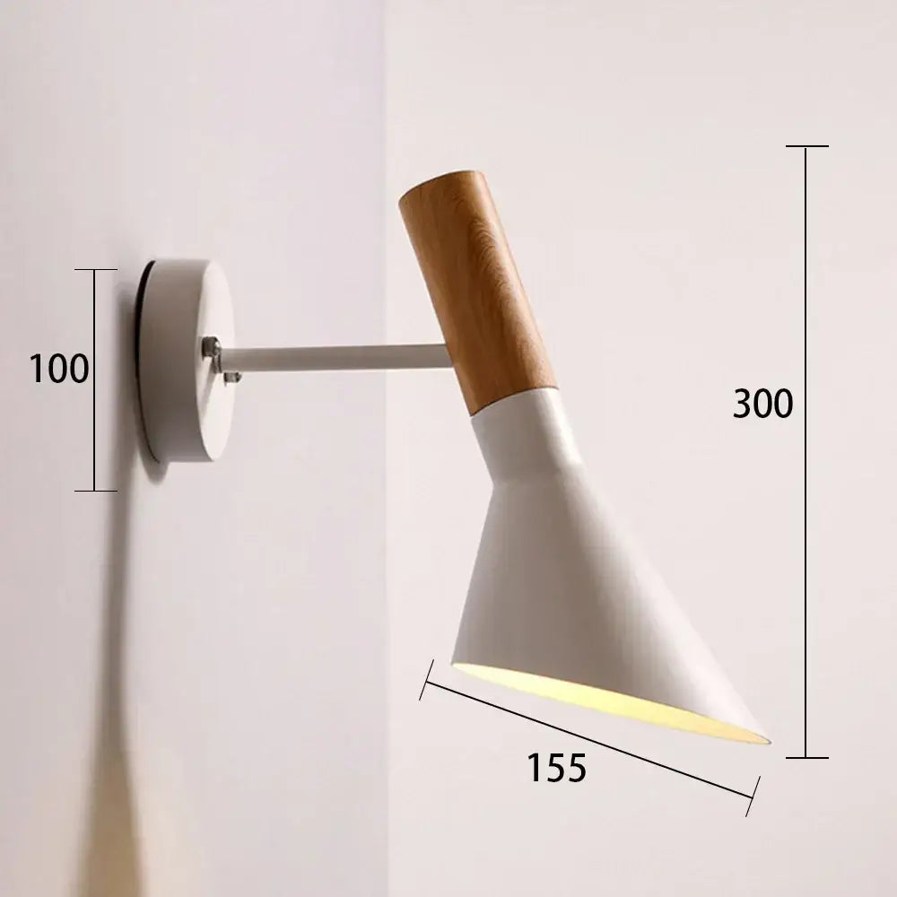 White Brass Geometric Sconce