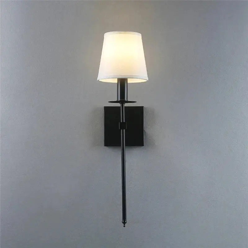 White Brass Wall Lamp
