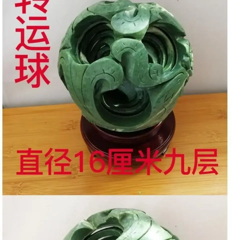 Green Jade Dragon Decor