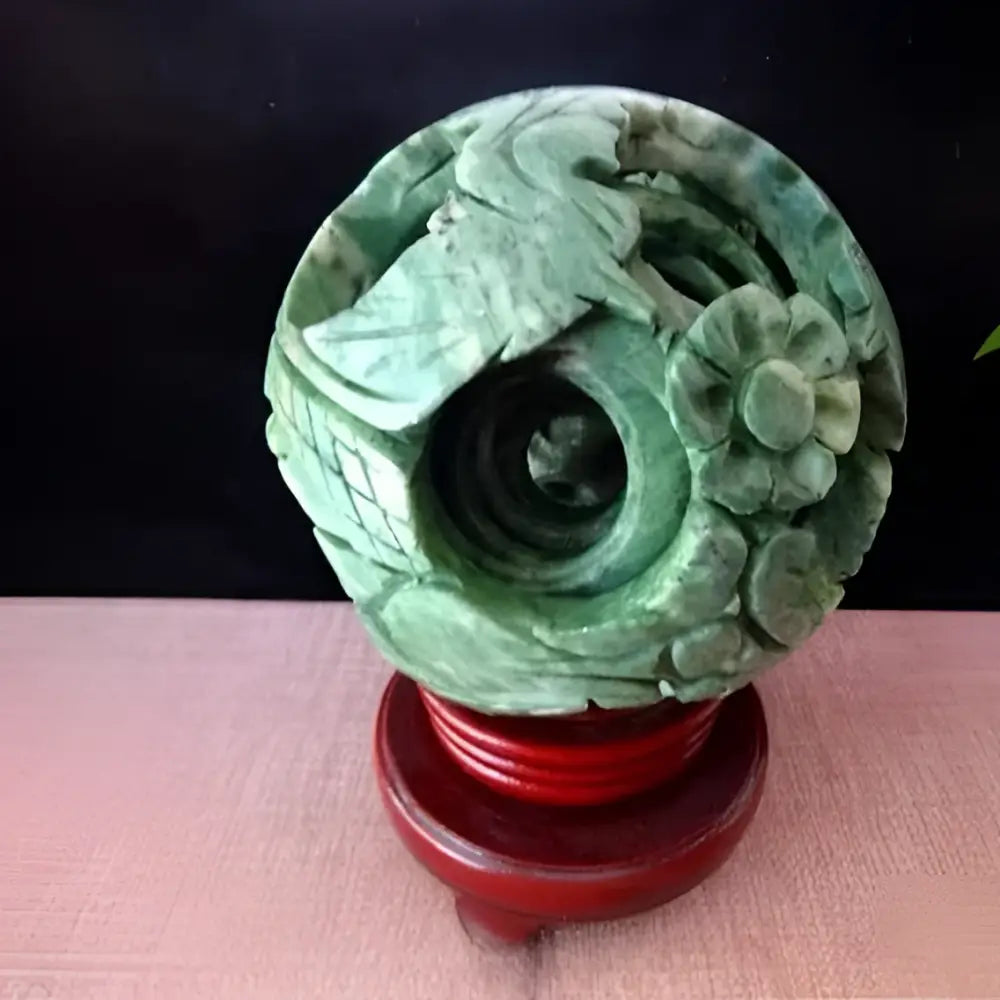 Green Jade Dragon Decor