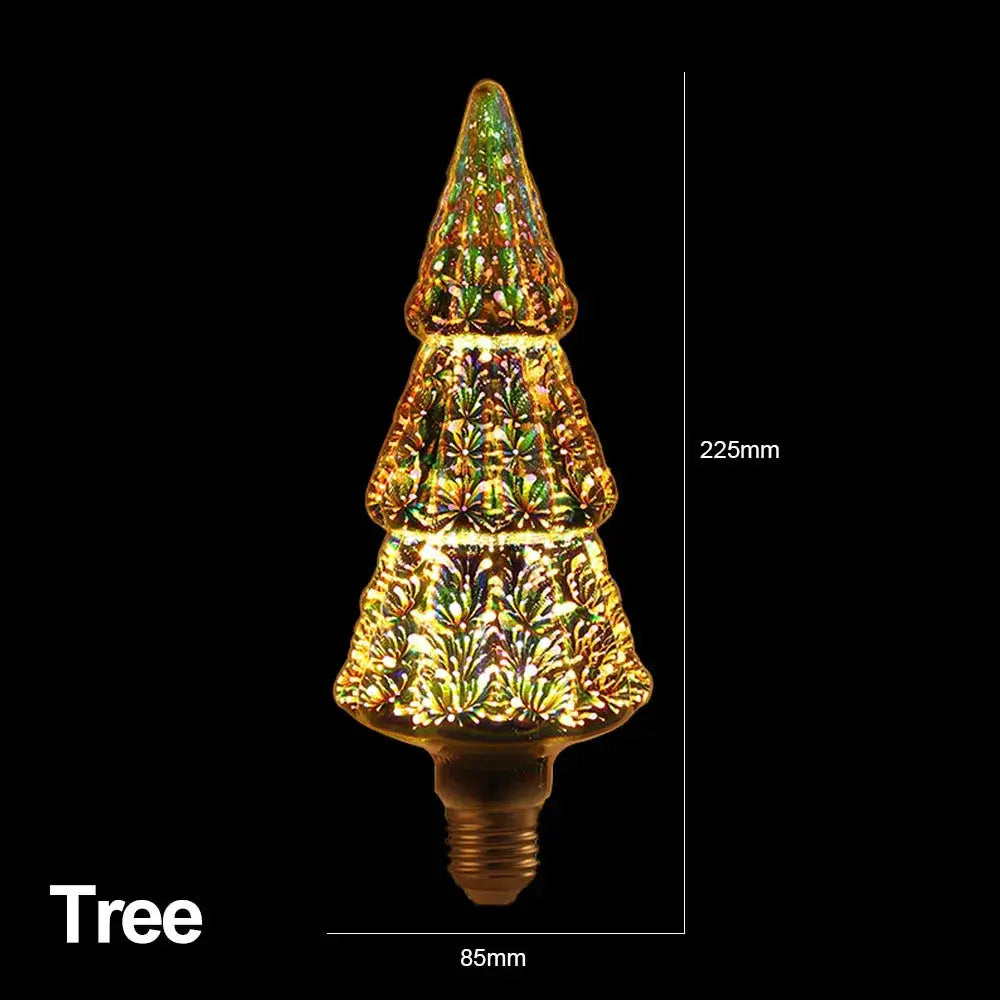 3D LED Fireworks Bulb