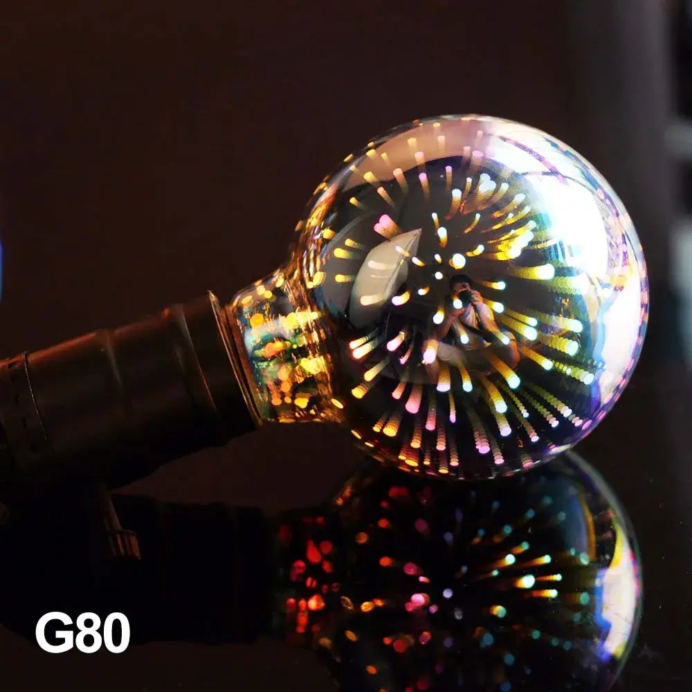 3D LED Fireworks Bulb