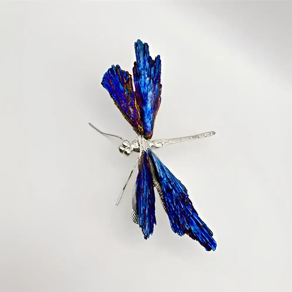 Blue Crystal Dragonfly Figurine