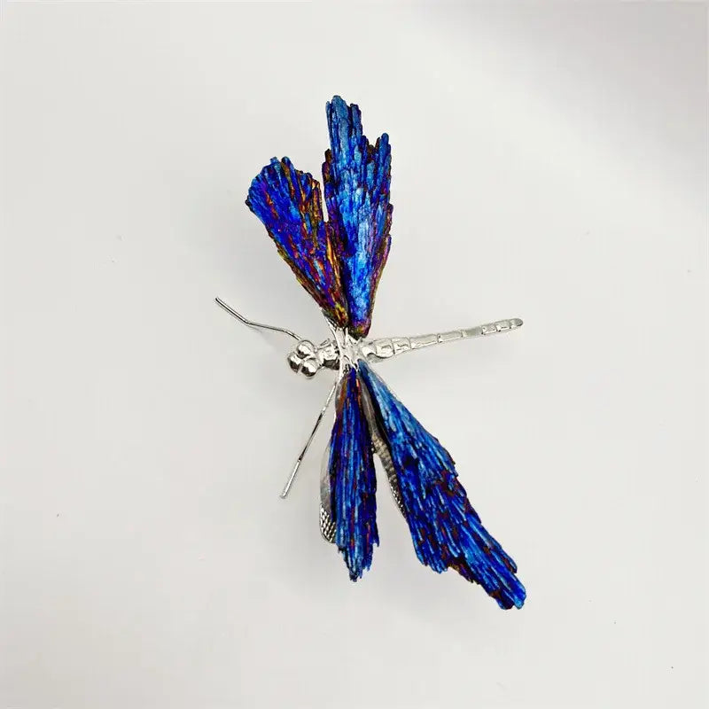 Blue Crystal Dragonfly Figurine