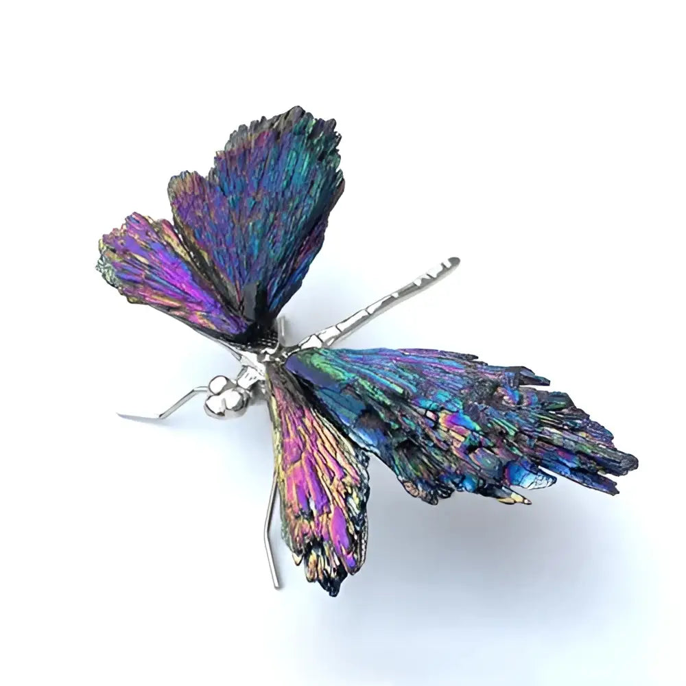 Blue Crystal Dragonfly Figurine