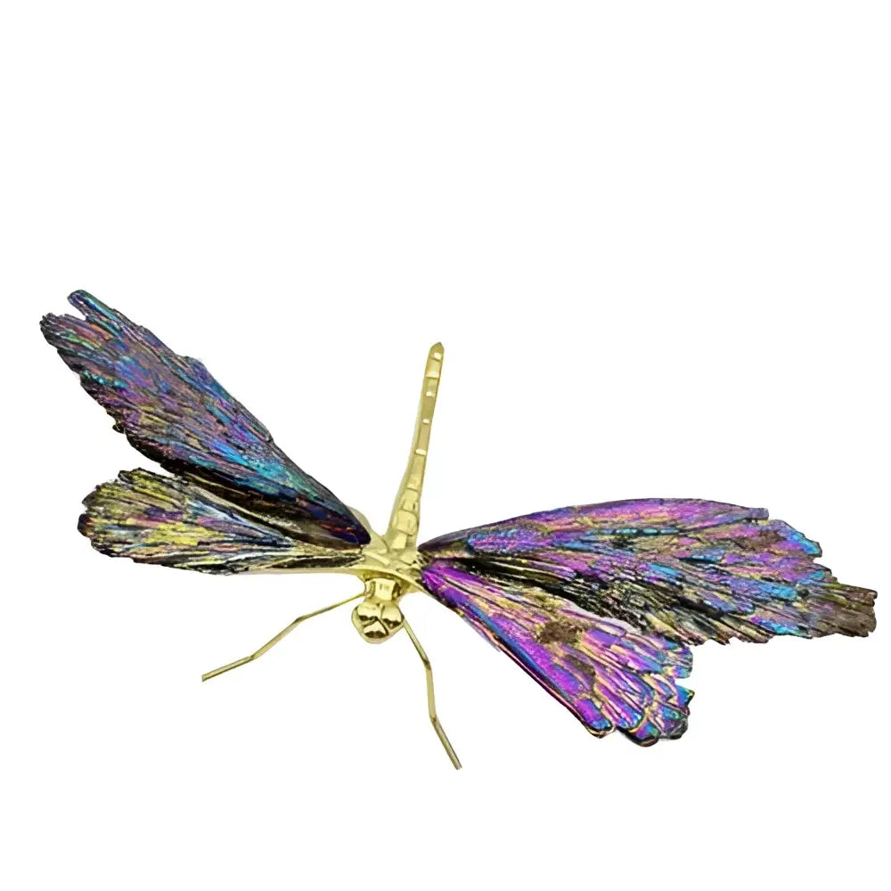 Blue Crystal Dragonfly Figurine