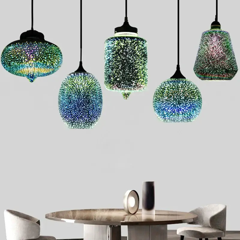 Starburst Glass 30cm Pendant Light