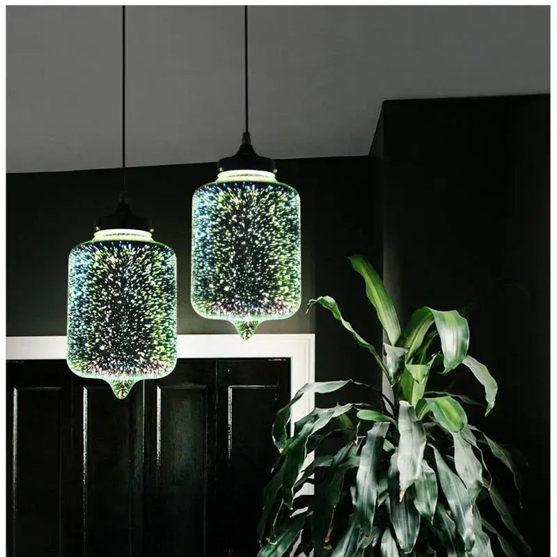 Starburst Glass 30cm Pendant Light