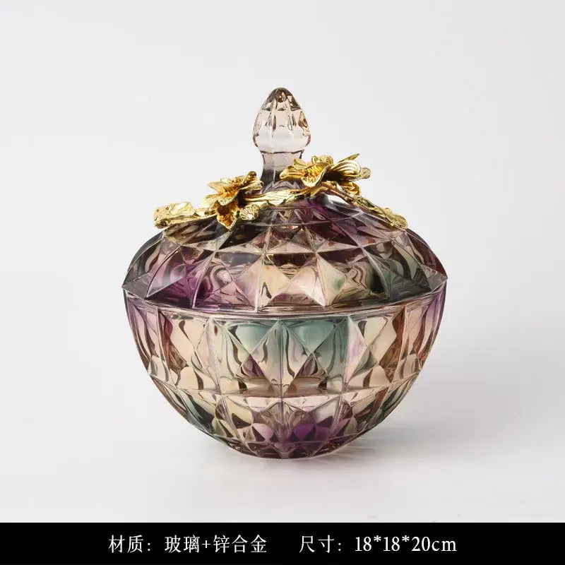 Crystal Gold Dessert Bowl