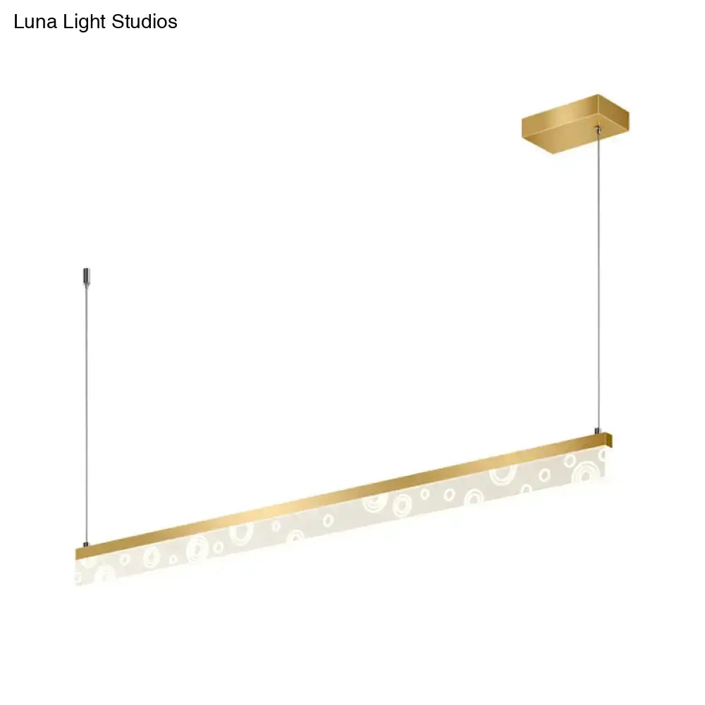 Gold Island LED Light Fixture