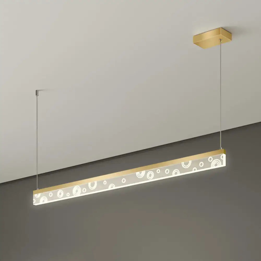 Gold Island LED Light Fixture