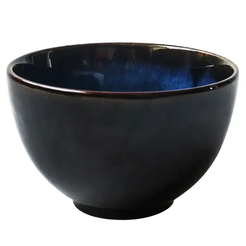 Deep Blue Salad Bowl Set
