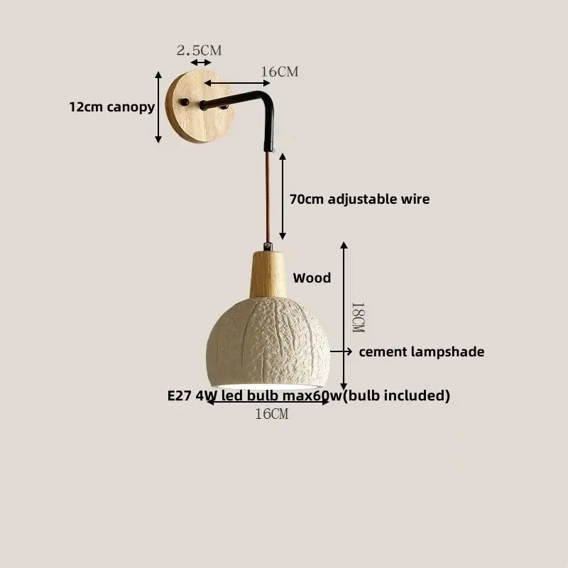 Wood LED Wall Light