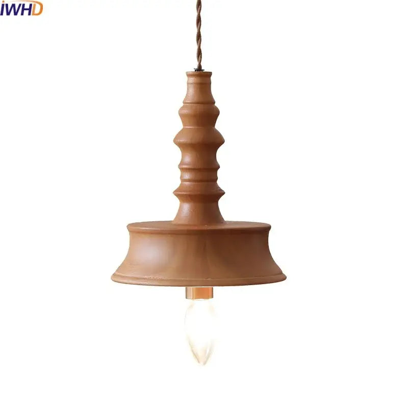 Terracotta Ceramic Pendant Light