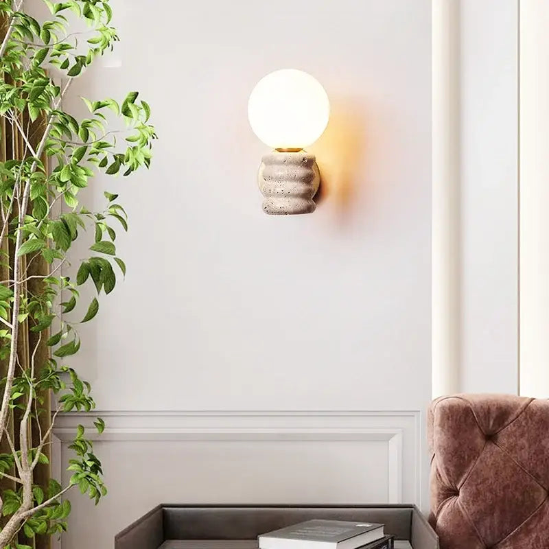 Travertine LED Wall Lamp