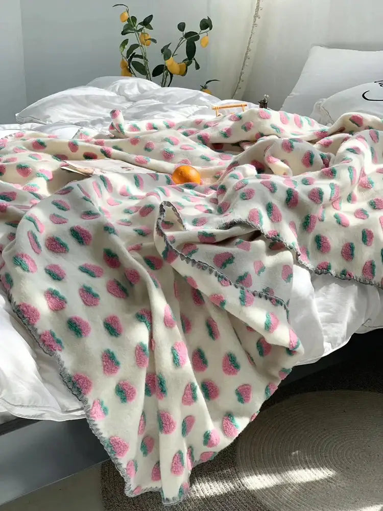 Cherry Kids Wool Blanket