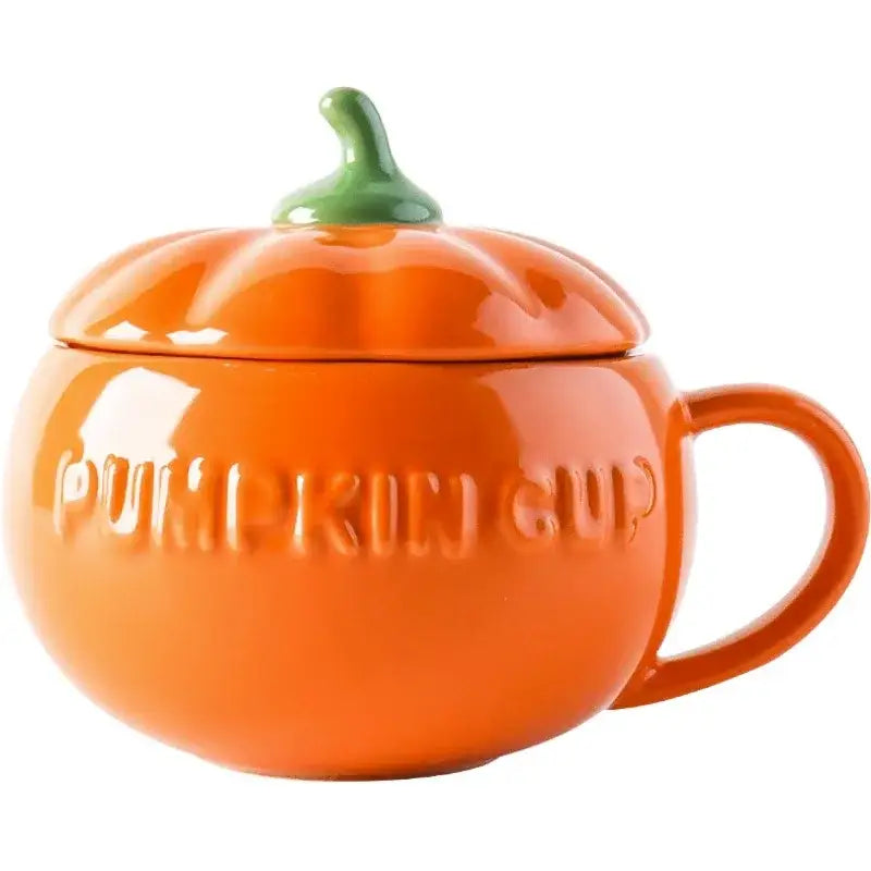 Pumpkin Ceramic Soup Mug