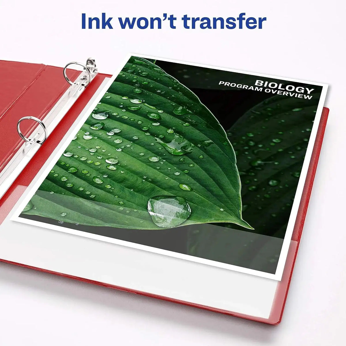 3 Ring Binder- 1" - Red