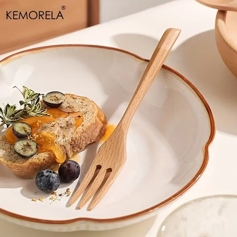 Wooden Fork Spoon Set