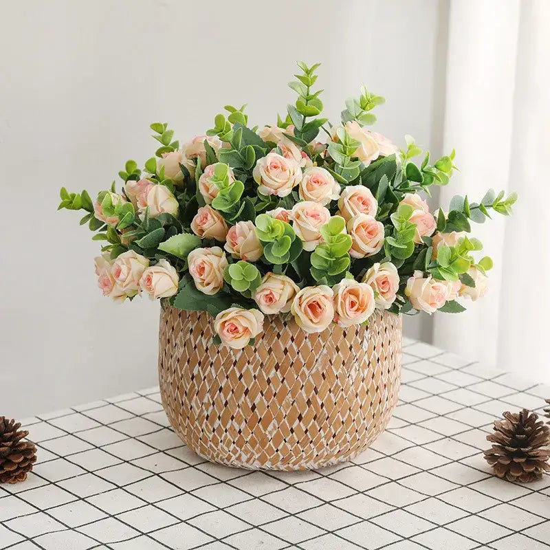 Pink White Roses Bouquet
