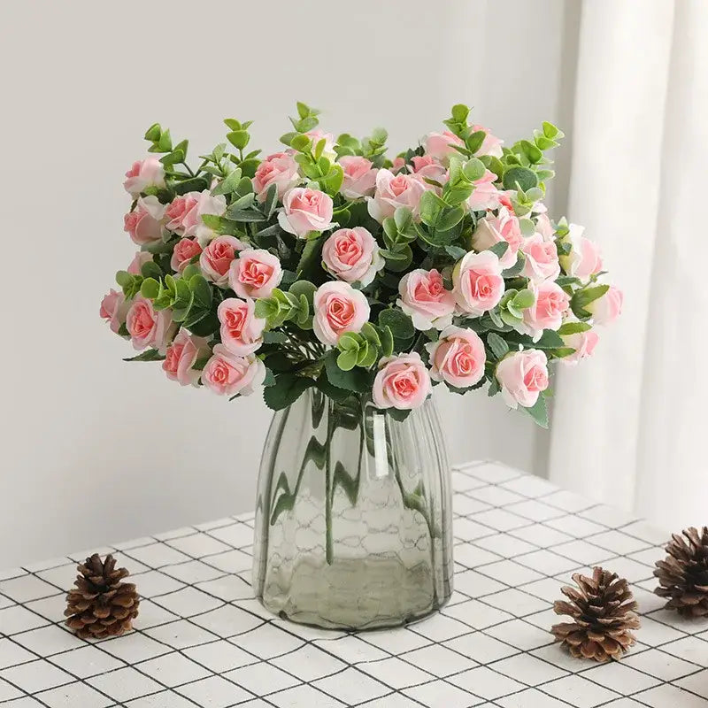 Pink White Roses Bouquet