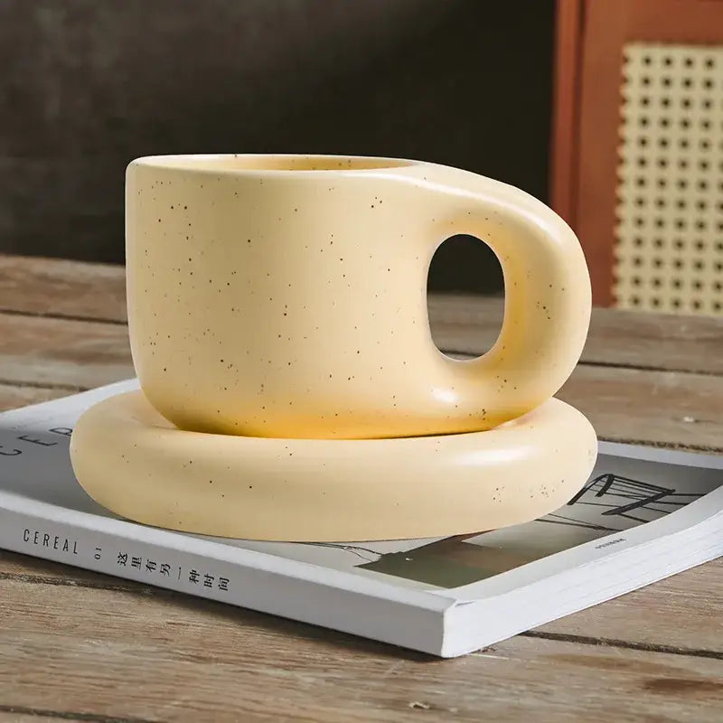 Lavender Ceramic Mug Set