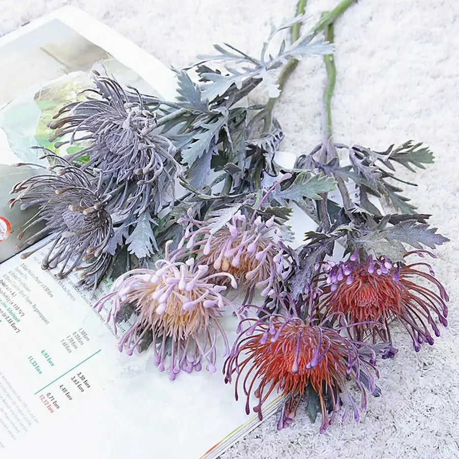 Orange Artificial Floral Branch