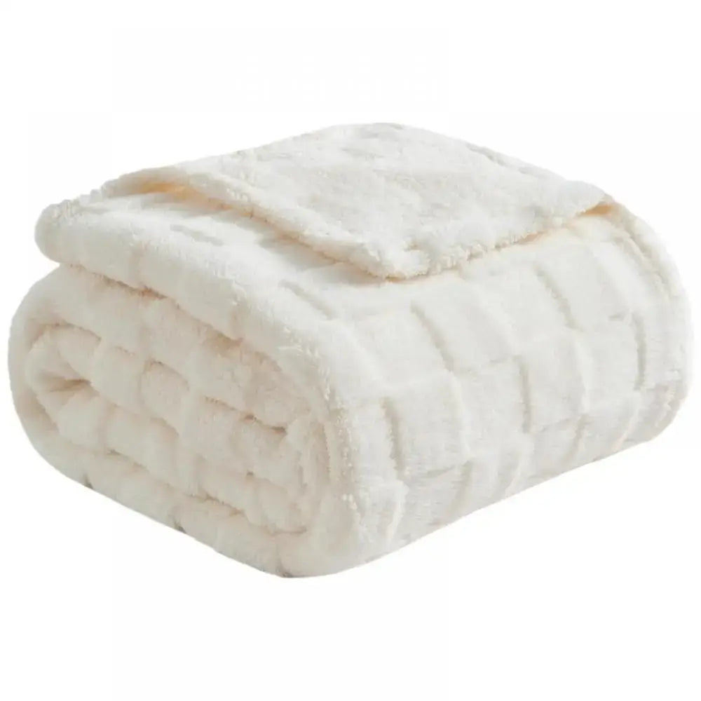 Lavender Plush Throw Blanket