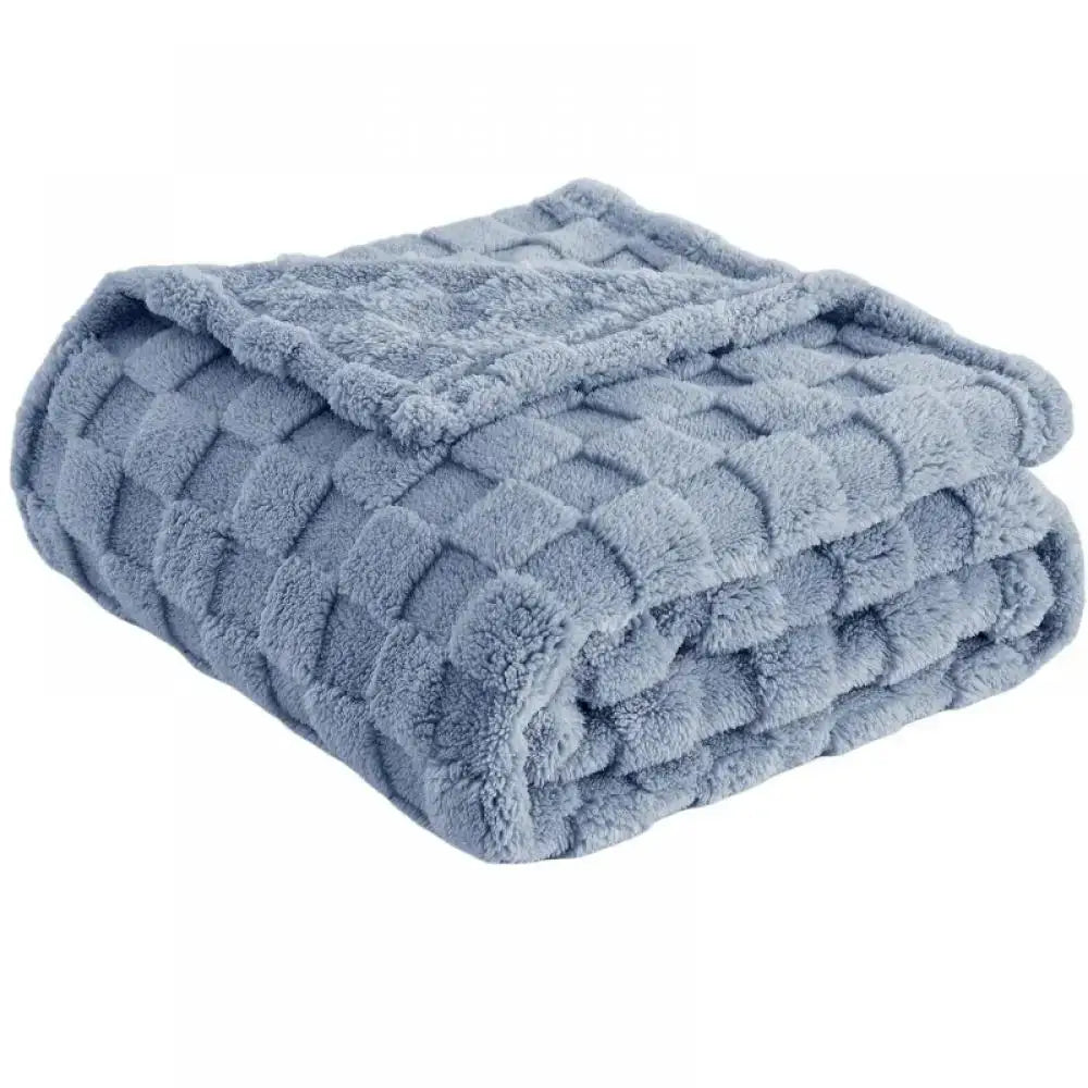 Lavender Plush Throw Blanket