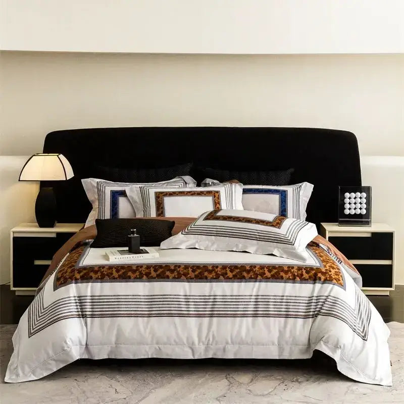 Egyptian Cotton Leopard Bedding