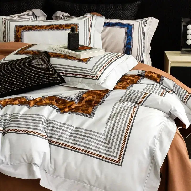 Egyptian Cotton Leopard Bedding