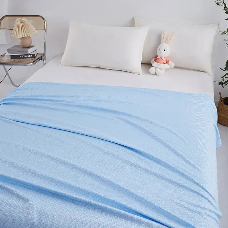 Blue Bamboo Summer Quilt