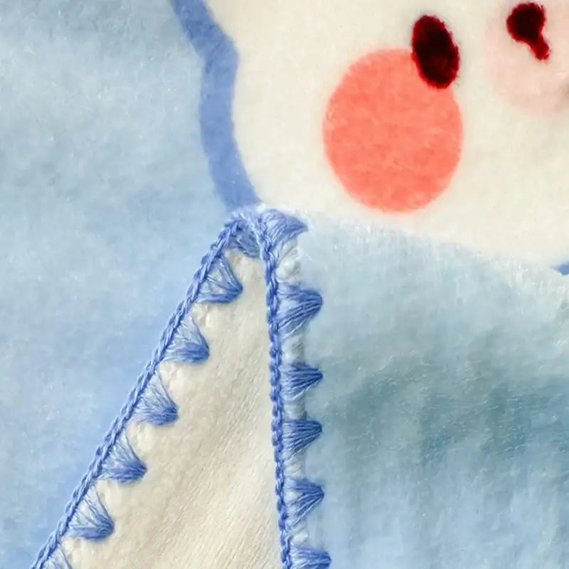Bear Pattern Milk Velvet Blanket