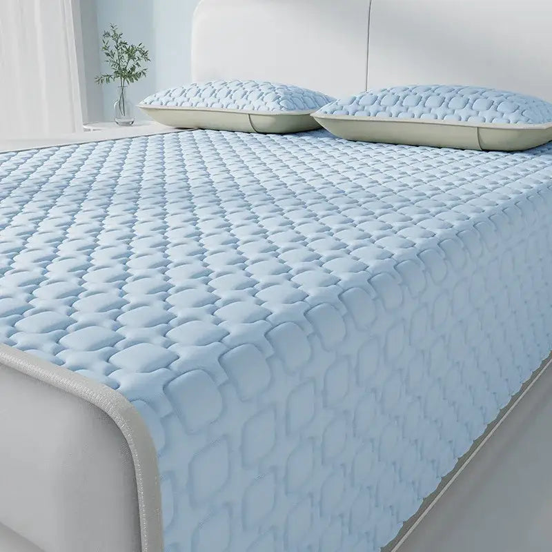 Blue Beige Cooling Latex Pad
