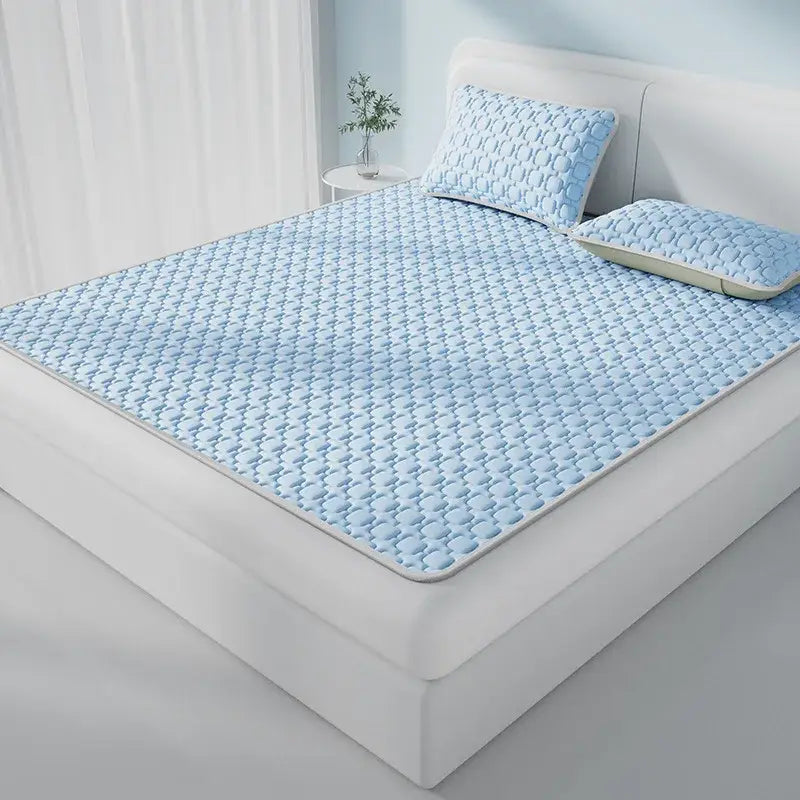 Blue Beige Cooling Latex Pad