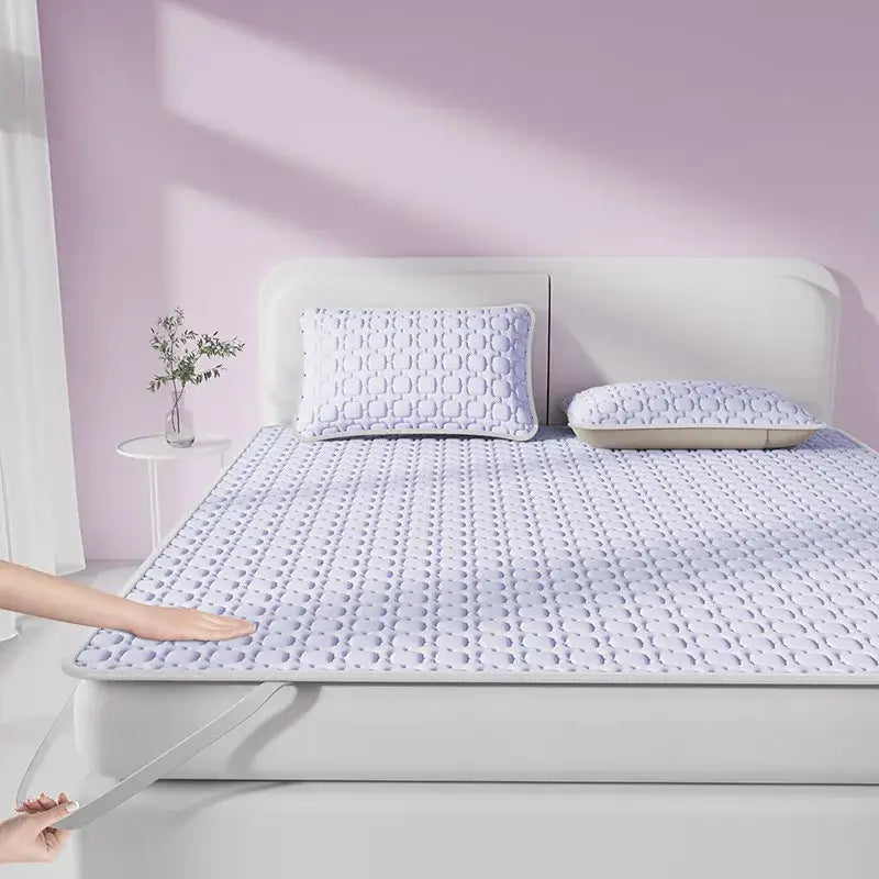 Blue Beige Cooling Latex Pad