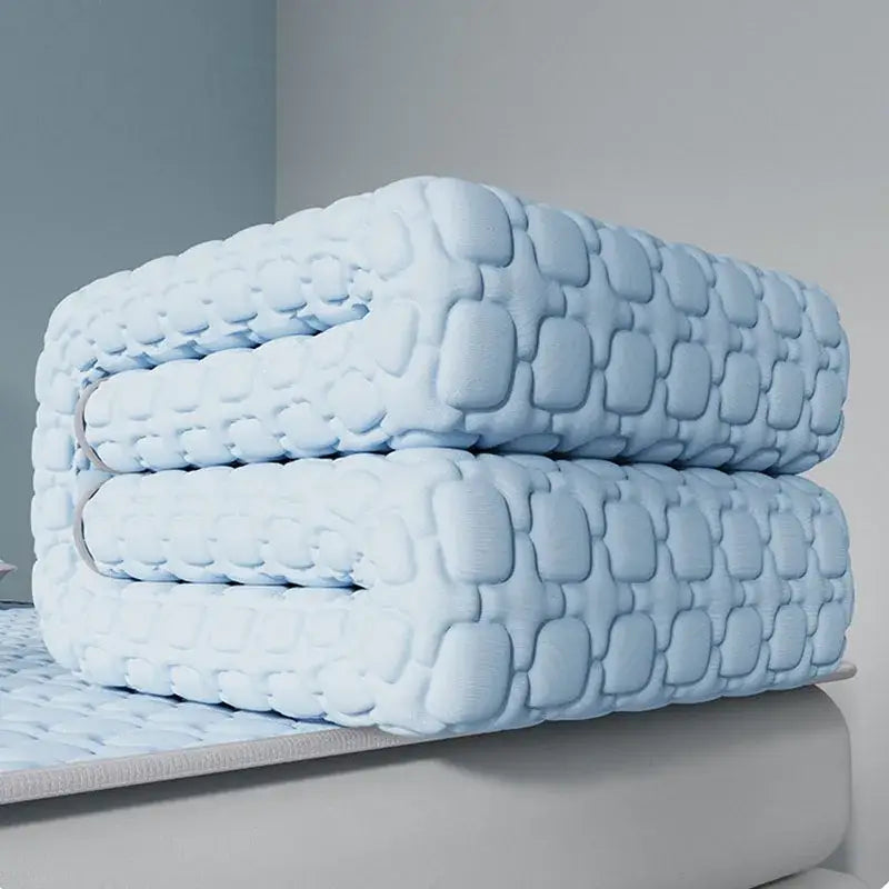 Blue Beige Cooling Latex Pad